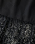 Solid Lace Patchwork Sleeveless Maxi Dress