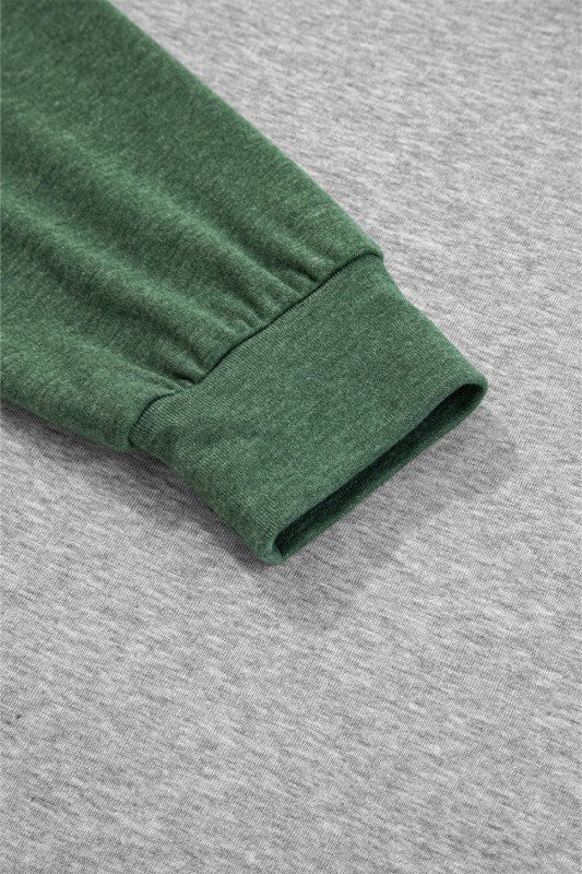 Colorblock Raglan Long Sleeve T-Shirt