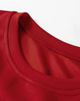 Solid Drop Shoulder Pullover and Mini Skirt Set