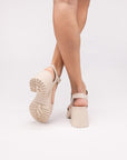 BOOMER-S Platform Heel Sandals