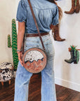 Denim Frilled Short Sleeve Snap Button Shirt