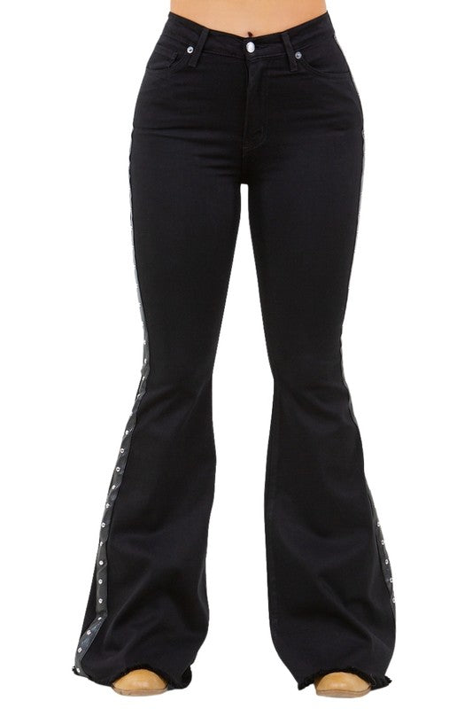 GJG Denim Ropin Bell Bottom Jean Inseam 34