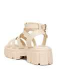 Dewey Recycled Faux Leather Gladiators