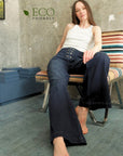 Artemis Vintage |Eco Friendly Ultra High Rise Slim Palazzo Sailor Jeans - My Pampered Life Seattle