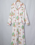 Gingerbread Christmas Pajama Set — Pink