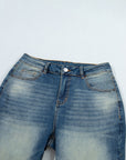 Western Denim High Waist Flare Leg Jeans