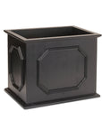 Wooden Box Planter (Set of 3); Black
