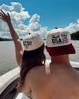 Yacht Club USA Vintage Trucker Hat