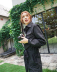 AMELIA Recycled Travel Jumpsuit in Black