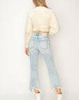 Artemis Vintage Serena Plus-Size High-Rise Cropped Flare Jeans – Light Wash