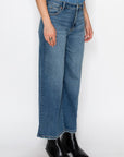 Artemis Vintage Ultra High Rise Crop Wide Leg Jeans
