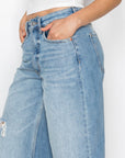 Artemis Vintage Ultra High Rise Relaxed Wide Leg Jort Jeans