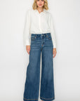 Artemis Vintage Relaxed High Rise Palazzo Jeans