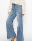 Artemis Vintage Tummy-Control High-Rise Palazzo Jeans – Medium Wash