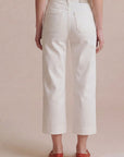 Artemis Vintage Tummy Control High Rise White Crop Palazzo Jeans