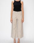Artemis Vintage High Rise Cropped Palazzo Jeans