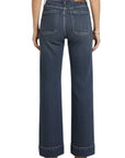 Holly High Rise Patch Pocket Flare Jeans | Dark Wash