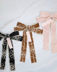Artful Stitch Bow Hair Clip