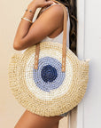 Straw Circle Tote
