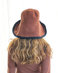BLOOM LINE Crochet Sun Hat In Dark Brown - My Pampered Life Seattle
