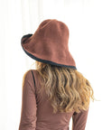 BLOOM LINE Crochet Sun Hat In Dark Brown - My Pampered Life Seattle