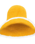BLOOM LINE Crochet Sun Hat In Canary Yellow