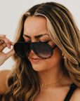 Billie Retro Oversized Pilot Sunglasses