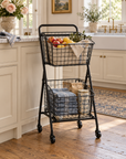 Park Hill Double Market Cart – Black Iron