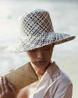 Borneo Fisherman Bucket Straw Hat, in Black - My Pampered Life Seattle