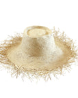 CATALINA Frayed Straw Hat In Nude - My Pampered Life Seattle