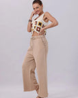 Acid Wash Wide Leg Sweatpants