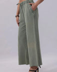 Acid Wash Wide Leg Sweatpants