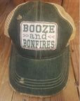 Booze & Bonfires Hat - My Pampered Life Seattle
