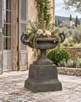 Park Hill |Cast Iron Terrace Urn on Plinth