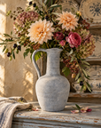 Grey Pitcher Vase 12"H