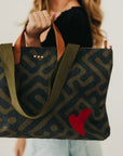 Chelsie Canvas Printed Tote