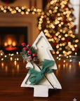 Christmas Tree Candle | Wood Bowl