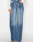 Artemis Vintage | Tummy Control 90'S Vintage High Rise Stretch Wide Jeans - My Pampered Life Seattle
