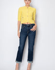 Artemis Vintage | Zephyra Tummy Control High Rise Stretch Straight w/ Single Cuff - My Pampered Life Seattle