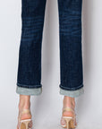 Artemis Vintage | Zephyra Tummy Control High Rise Stretch Straight w/ Single Cuff - My Pampered Life Seattle