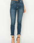 Artemis Vintage | Gabriela High Rise Cross Hatch Fabric Skinny Jeans - My Pampered Life Seattle