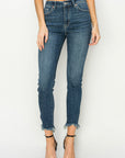 Artemis Vintage | Gabriela High Rise Cross Hatch Fabric Skinny Jeans - My Pampered Life Seattle