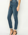 Artemis Vintage | Gabriela High Rise Cross Hatch Fabric Skinny Jeans - My Pampered Life Seattle