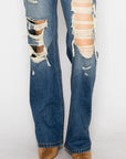 Artemis Vintage |Hybrid Stretch Ripped Relaced Flare Jeans - My Pampered Life Seattle