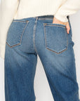 Artemis Vintage |Hybrid Stretch Ripped Relaced Flare Jeans - My Pampered Life Seattle