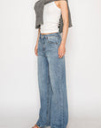 Artemis Vintage |BLUE Slim Ultra High Rise 90's Straight Jeans - My Pampered Life Seattle