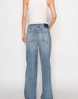 Artemis Vintage |BLUE Slim Ultra High Rise 90's Straight Jeans - My Pampered Life Seattle