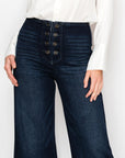 Artemis Vintage |Eco Friendly Ultra High Rise Slim Palazzo Sailor Jeans - My Pampered Life Seattle