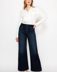 Artemis Vintage |Eco Friendly Ultra High Rise Slim Palazzo Sailor Jeans - My Pampered Life Seattle