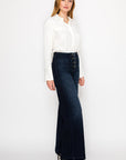 Artemis Vintage |Eco Friendly Ultra High Rise Slim Palazzo Sailor Jeans - My Pampered Life Seattle